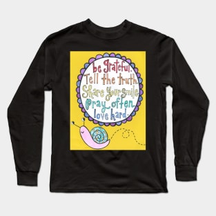 Positive Thoughts Long Sleeve T-Shirt